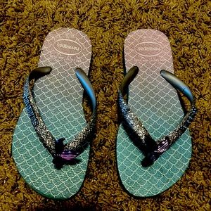 Havaiahas mermaid tail flip flops